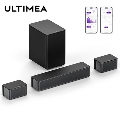 320W 5.1 Soundbar for Smart TV,3D Virtual Surround Sound System,Sound Bars for TV with Subwoofer and Rear Speakers